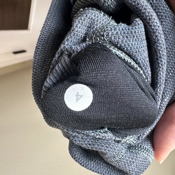 LULULEMON Grey Heathered Crop Leggings - size 4 - Picture 4 of 6